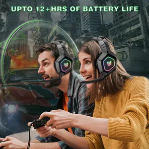 Auriculares inalámbricos <span class=keywords><strong>ONIKUMA</strong></span> B100 <span class=keywords><strong>Bluetooth</strong></span> 5,3 2,4 GHz de latencia ultrabaja auriculares para juegos con cancelación de ruido y micrófono para PC PS5 - Product Image 3