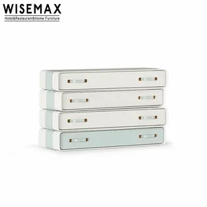 Современная мебель WISEMAX, 5 ящиков, шкаф для хранения, деревянный и кожаный, детский комод для спальни
