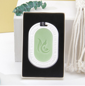 <span class=keywords><strong>Ambientador</strong></span> de cerámica personalizado, piedra aromática Ovalada para coche, colgante de cerámica, yeso, piedra, <span class=keywords><strong>velas</strong></span> perfumadas - Product Image 5