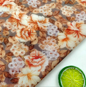 Tela de Algodón 100% al por Mayor, Diseño Floral Elegante de Verano, Personalizada para Camisas, Bolsos, para Niñas, Niños y Mujeres, Tela de Voile Orgánica - Product Image 3