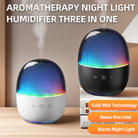 Diffuseur d'arômes ultrasonique à huiles essentielles, directement de l'usine, avec 7 lumières LED changeantes de couleur, réservoir de 200 ml, pour la maison et le bureau