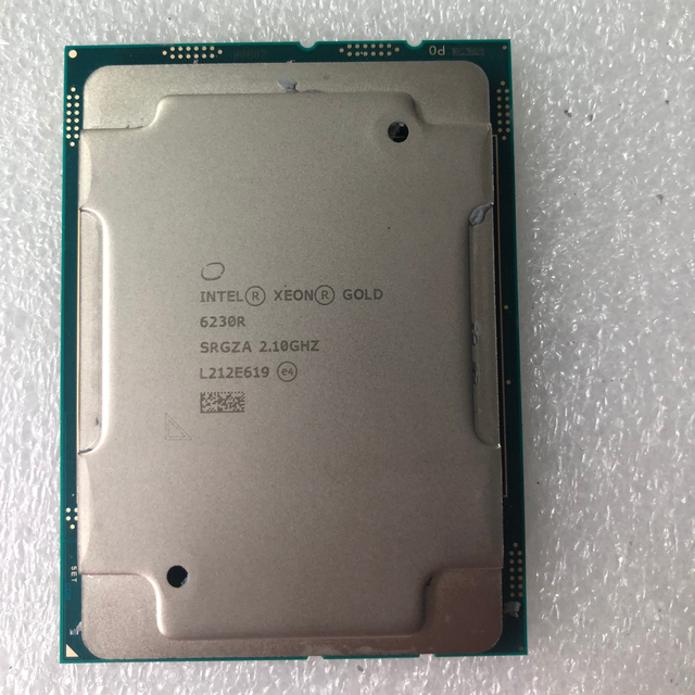 Intel Xeon Server CPU Gold 6230R 2.1GHz 26-Core Processor SRGZA for Servers LGA3647 Socket New Stock Used Product