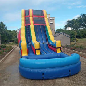 <span class=keywords><strong>Toboggan</strong></span> aquatique gonflable pour enfants avec <span class=keywords><strong>piscine</strong></span> pour fête de jardin, <span class=keywords><strong>vacances</strong></span> d'été - Product Image 4