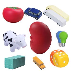Customized Promotional PU Foam Stress Reliever <b>Squeeze</b> Toy for 5-7 Years Adults Unisex Antistress <b>Balls</b> Slow Rebound Custom Logo - Product Image 4