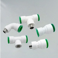 Connecteur rapide jetable à 4 points pour tuyaux d'eau chaude et froide Hot Melt-Free PPRPE Plastic Bath & Toilet Supplies