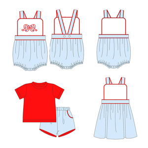 <span class=keywords><strong>Collezione</strong></span> Patriottica Abbigliamento per Bambini 4 Luglio Coordinato Fratello Sorella Tutina per <span class=keywords><strong>Bambina</strong></span> Vestito per <span class=keywords><strong>Bambina</strong></span> Pantaloncini per Bambino - Product Image 1