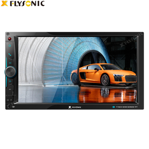 Flysonic — <span class=keywords><strong>lecteur</strong></span> <span class=keywords><strong>DVD</strong></span> de voiture, universel, <span class=keywords><strong>double</strong></span> din 7 pouces, version leader-beurre, MP5 - Product Image 1