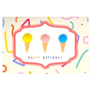 Biglietto d'<span class=keywords><strong>Auguri</strong></span> Personalizzato Fatto a Mano, Colorato ed Ecologico, con Busta, per <span class=keywords><strong>Compleanno</strong></span> della Fidanzata - Product Image 1