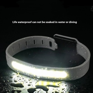 COB LED <span class=keywords><strong>Brassard</strong></span> Lumière 350mAh 500LM Sport Bras Jambe Bracelet Lumière Type-C USB C Rechargeable IPX4 Étanche Portable Lampe - Product Image 6