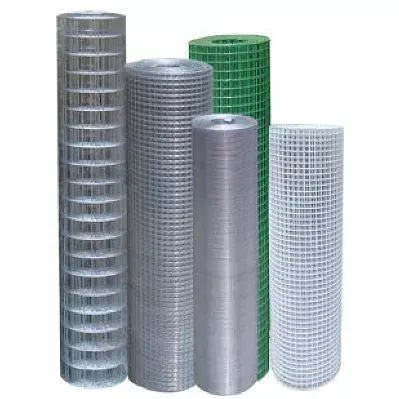 wholesale galvanized or pvc coated 4x4 welded wire roll mesh fence