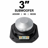 Haut-parleur compact à large bande de fréquences LS HDN-310-8 de 3 pouces 60W en néodyme métallique avec EBP de 262Hz pour systèmes de musique d'ambiance commerciaux
