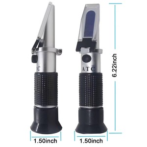 Chuyên Nghiệp Cầm Tay Rượu 0-80% Kiểm Tra Khúc Xạ Với ATC Rượu Vang Tester <span class=keywords><strong>Meter</strong></span> Đo Cụ - Product Image 3