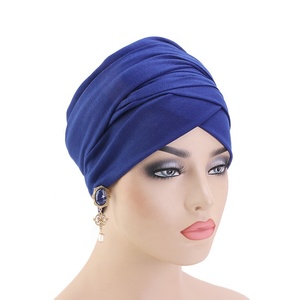 Capucha de cubierta de tocado sólido para <span class=keywords><strong>mujer</strong></span>, gorra de dama musulmana, transpirable, suave, larga, estirada, chica árabe, musulmana, senderismo, sombrero debajo de la bufanda - Product Image 5