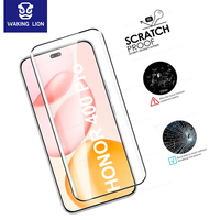 Verre trempé transparent incurvé pour Honor 400 Pro, protection d'écran anti-lumière bleue avec colle latérale pour Huawei Pura 80 70 Pro Ultra