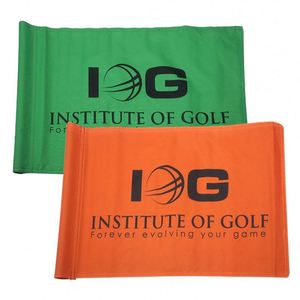 Drapeaux de golf personnalisés double face 35*50 cm (14" x 20") pour l'entraînement et l'extérieur - Product Image 1