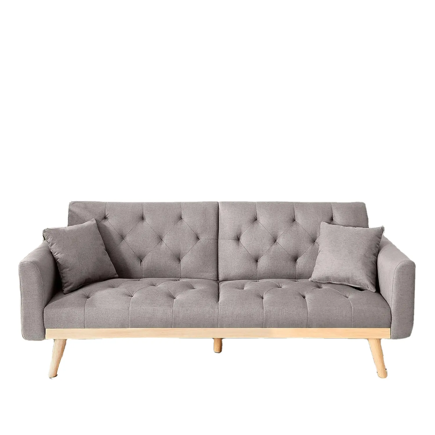 2023 nouvelle tendance Portable pliant canapé-lit meilleur cadre en bois canapé convertible trois places canapé-lit salon meubles