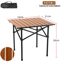 Bureau de camping en aluminium portable de haute qualité pour table pliante de pique-nique de plage en plein air avec sac de couverture