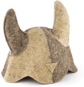 Gorro de Sauna de Fieltro de Lana de Cuerno de Toro 100% Neozelandés, Rusia Banya 2026 - Product Image 1