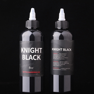 Tinta de Tatuaje Profesional Negra, Pigmento de 30 ml, Color Permanente para Arte Corporal, Equipo de Tatuaje y Suministros de Estudio - Product Image 4