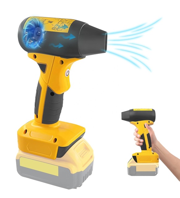 Mini Jet Fan Violent Turbo Fans Fit for Dewalt 20V Battery Cordless Portable Handheld Power Fan for Blowing Cleaning Camping