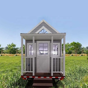 Deepblue Smarthouse AU/ NZS Đẹp Hiện Đại Sang Trọng Prefab Ánh Sáng Kết Cấu Thép Tiny House On Wheels Với Trailer - Product Image 3