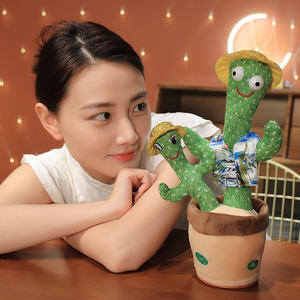 Cactus parlante para niños, juguete de Cactus parlante, grabación con iluminación, creativo, eléctrico, regalos - Product Image 5