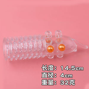 Silikon Penis Modell gerippte Kondome Sax Spielzeug für Männer mit Elefant Trunk Cover Produkt kategorie Sexspielzeug - Product Image 5