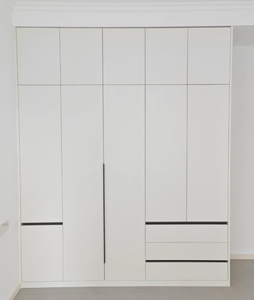 Meubles de vestiaire modernes personnalisables avec portes en verre armoires pour chambre à coucher hôtel salon maison appartement villa utilisation - Product Image 3