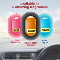 Ambientador de Coche de Lujo Marcan, Aerosol en Spray de Larga Duración, Iluminación Ambiental, USB Portátil, Rectangular y Moderno
