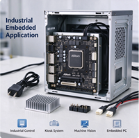 ASRock SBC-210D Komputer Papan Tunggal 3.5 Inci Intel J1900 Motherboard SBC Industri Dual LAN 4 Port COM Mainboard Tertanam