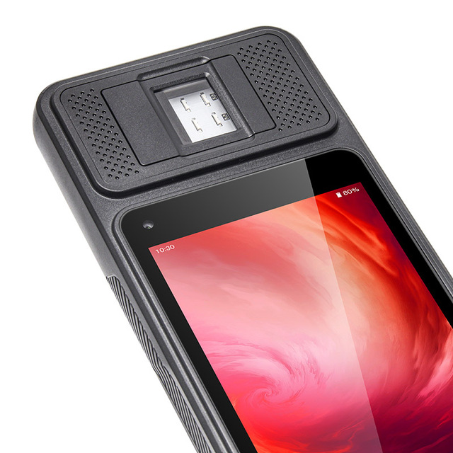 Industrial 5 Inch Android F501 Robust 4G LTE NFC Handheld Terminal 2D Barcode Scanner PDAS Biometric Fingerprint Reader