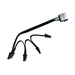 Câble d'extension d'alimentation 4 broches IDE vers 4 ports SATA 15 broches, 45 cm, 18 AWG, pour disque dur <span class=keywords><strong>HDD</strong></span> et lecteur optique, adaptateur répartiteur d'alimentation - Product Image 1