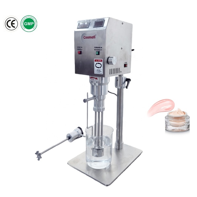 Cosmetics Industry Laboratory High Shear Mixer Micrometer Level Ultra Shear Emulsifying Machine Cream Batch Homogenizer
