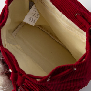 Zainetto mini in velluto a coste personalizzato Qetesh con bambola di peluche a forma di pony, borsa a tracolla casual da tutti i giorni per ragazze - Product Image 5