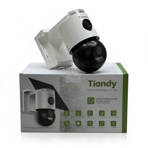 In Stock Tiandy CCTV Security <b>Camera</b> 6MP <b>Solar</b> <b>Camera</b> Lens Red Blue Alarm Flashlights AI Detection TD-H673U Tiandy 4G <b>Camera</b> - Product Image 2