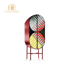 מפעל רהיטים foshan התאמה אישית עיצוב חדש ארון אגוז בר יוקרה בר ריהוט יין יוקרה ארון יין יוקרה - Product Image 5