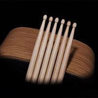 Benutzer definierte Logo Hard Hickory Drum Sticks 5A 7A für Jazz Drum Set Niedriger Preis Musik instrument Zubehör