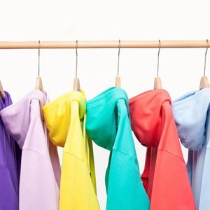 H5565 Clothing Manufacturer Supply Wholesale Custom 345g Fleece Spandex/Polyester Quick Dry Breathable Eco-Friendly Autumn <b>Drop</b> - Product Image 1