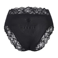 Sous-vêtements sexy pour femmes en laine mérinos de haute qualité, décorés de nœuds et de dentelle, brodés, lingerie transparente
