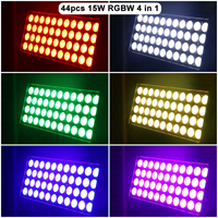 Projecteur LED de ville couleur IP65 Pro étanche 44x15W, éclairage LED couleur pleine spectre pour extérieur, scène de concert, lumière stroboscopique LED