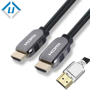 สาย HDMI ตัวผู้ไปยังตัวผู้ความเร็วสูงสังกะสีอัลลอย4:4:4 7840P 8K 120 Hz สินค้าใหม่