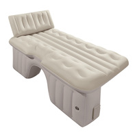 Matelas pneumatique électrique pour siège arrière de voiture, gonflage et dégonflage automatiques, lit de voyage portable avec coussin de calage intégré