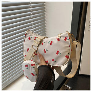 Sac à bandoulière imprimé tendance 2026 pour femme, style coréen frais et mignon, sac fourre-tout chic et polyvalent. - Product Image 1