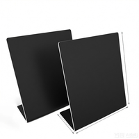 Support de table vierge en acrylique de haute qualité pour carte de membre NFC et QR code personnalisé pour médias sociaux, avec fonction RFID et support d'avis