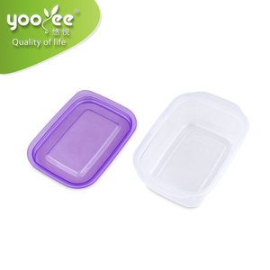 4 יח'\סט מזון כיתה מיכל פלסטיק נחמד עם מכסה בגודל קטן - Product Image 4