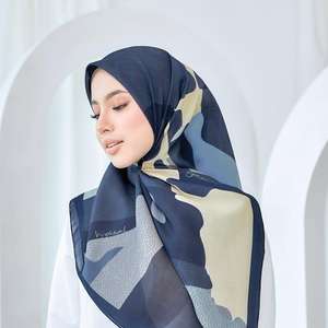 2025 Malaysian Popular Foulard Soft Digital Printed <b>Hijab</b> Muslim Women Stylish Breathable Scarf <b>Hijab</b> - Product Image 1