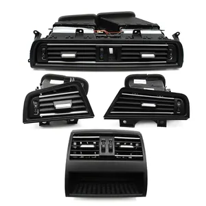 Tengah Kiri Kanan Belakang Udara Segar AC Vent Chrome Grille Outlet Assembly untuk BMW Seri 5 F10 F11 F18 520i 523i 528i 530i 535i