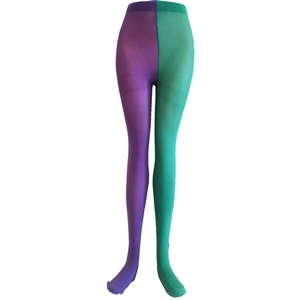 Mardi Gras Party <strong>Tights</strong> Purple <strong>Yellow</strong> Green Stretched Tight Leggings for Women Party Favors - Product Image 4