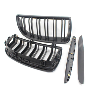 Grille frontale de <span class=keywords><strong>calandre</strong></span> <span class=keywords><strong>noire</strong></span> et mate, 1 paire, accessoire de voiture pour <span class=keywords><strong>BMW</strong></span> série 3 <span class=keywords><strong>E90</strong></span> E91 2005 2006 2007 - Product Image 2