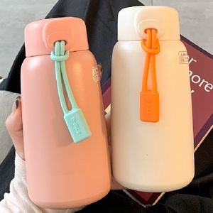 Botella de Agua Portátil de Acero Inoxidable de Grado Alimenticio de 400 ml con Filtro, Nueva Botella Térmica Aislada al Vacío para Niñas - Product Image 4